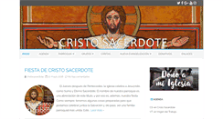 Desktop Screenshot of cristosacerdote.es