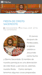 Mobile Screenshot of cristosacerdote.es
